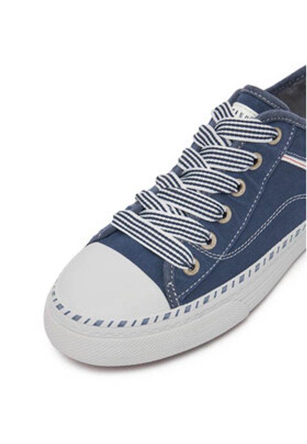 Mustang Trampki 1376-303 Niebieski. Kolor: niebieski. Materiał: materiał