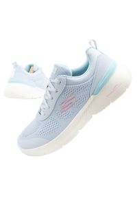 SKEARS - Buty sportowe sneakersy damskie Skechers Air Dynamight 2.0. Kolor: fioletowy. Sport: fitness