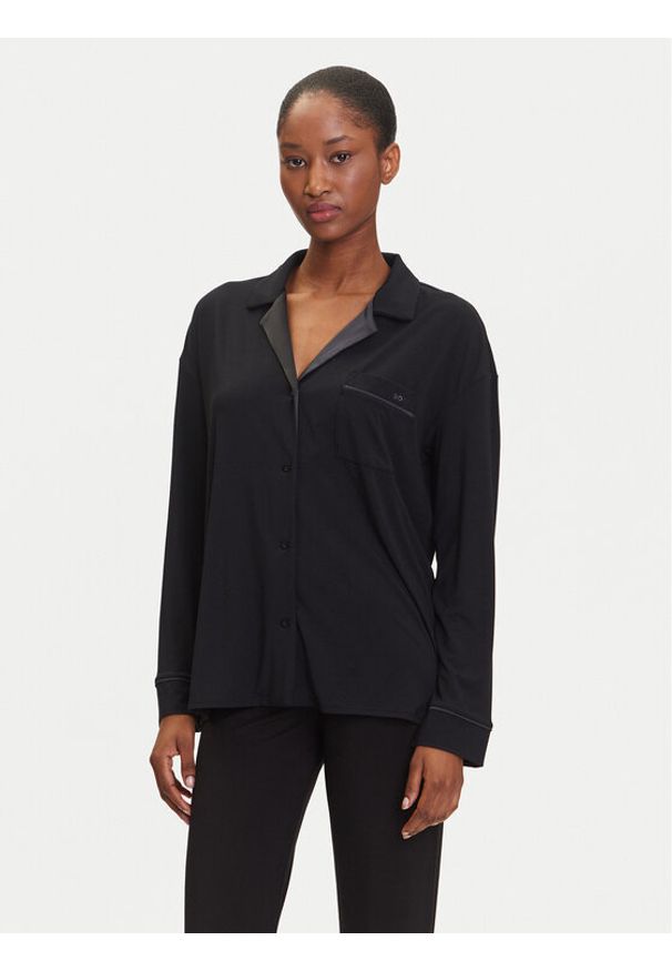 BOSS Koszulka piżamowa Sheen 50545588 Czarny Relaxed Fit. Kolor: czarny