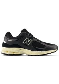 Buty unisex New Balance M2002RIB – czarne. Kolor: czarny. Materiał: guma, zamsz, skóra. Szerokość cholewki: normalna