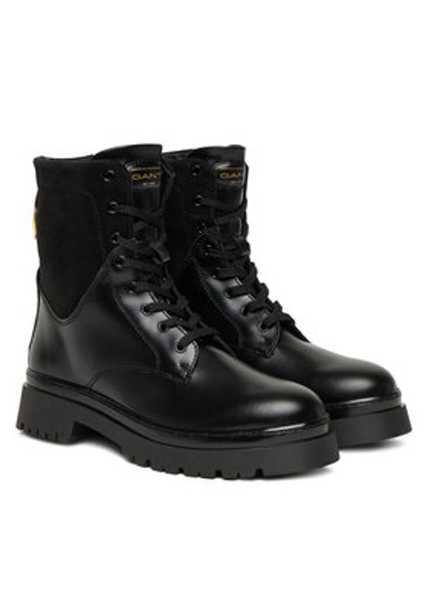 GANT - Gant Trapery 31541156 Czarny. Kolor: czarny. Materiał: skóra