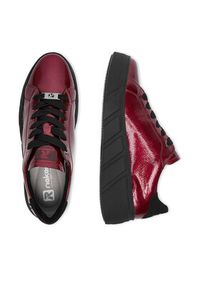 Rieker Sneakersy CEO-W2601-35 Czerwony ciemny. Kolor: czerwony. Materiał: skóra, syntetyk #2
