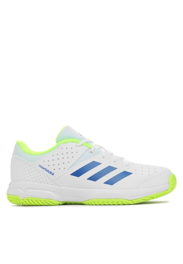 Adidas - adidas Buty Court Stabil Shoes HP3368 Biały. Kolor: biały