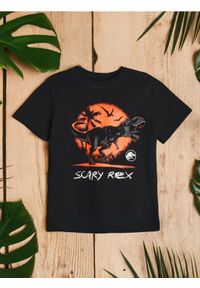 Sinsay - Koszulka Jurassic World - czarny. Kolor: czarny. Materiał: bawełna. Długość rękawa: krótki rękaw. Długość: krótkie. Wzór: nadruk