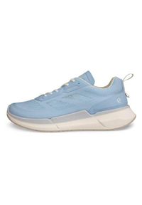 ecco - Buty do chodzenia damskie Ecco Sneaker Biom 2.2 Low. Kolor: niebieski. Materiał: materiał, syntetyk. Szerokość cholewki: normalna. Sport: turystyka piesza