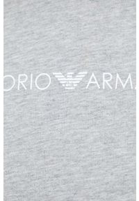 Emporio Armani Underwear komplet lounge bawełniany kolor szary. Kolor: szary. Materiał: bawełna. Wzór: melanż #3
