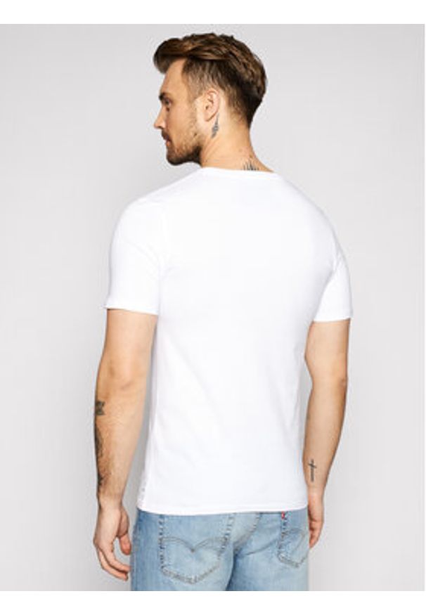 Jack & Jones T-Shirt Organic Basic 12156101 Biały Slim Fit. Kolor: biały. Materiał: bawełna