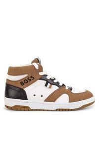 BOSS - Boss Sneakersy J29367 S Biały. Kolor: biały. Materiał: materiał #3