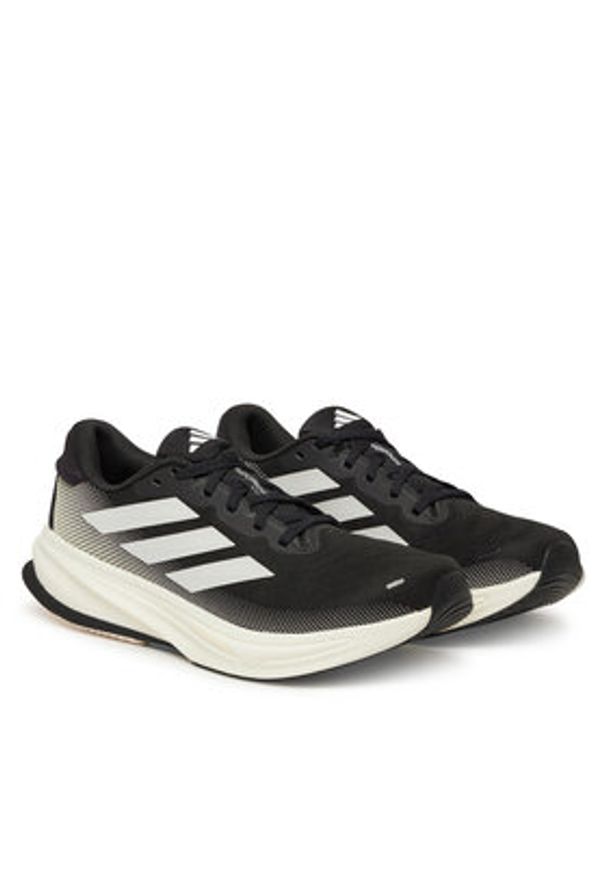 Adidas - adidas Sneakersy Supernova Rise 2 IH2504 Czarny. Kolor: czarny. Materiał: materiał