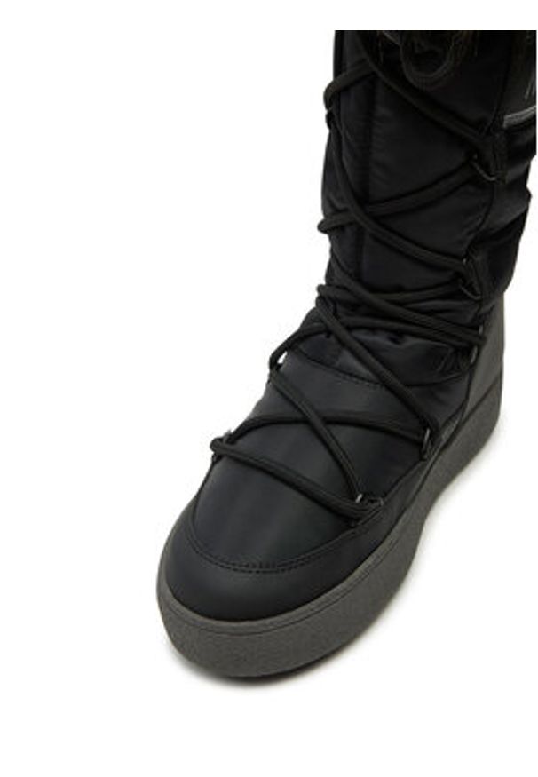 Moon Boot Śniegowce Ltrack Monaco Wp 80D2450190 Czarny. Kolor: czarny. Materiał: skóra