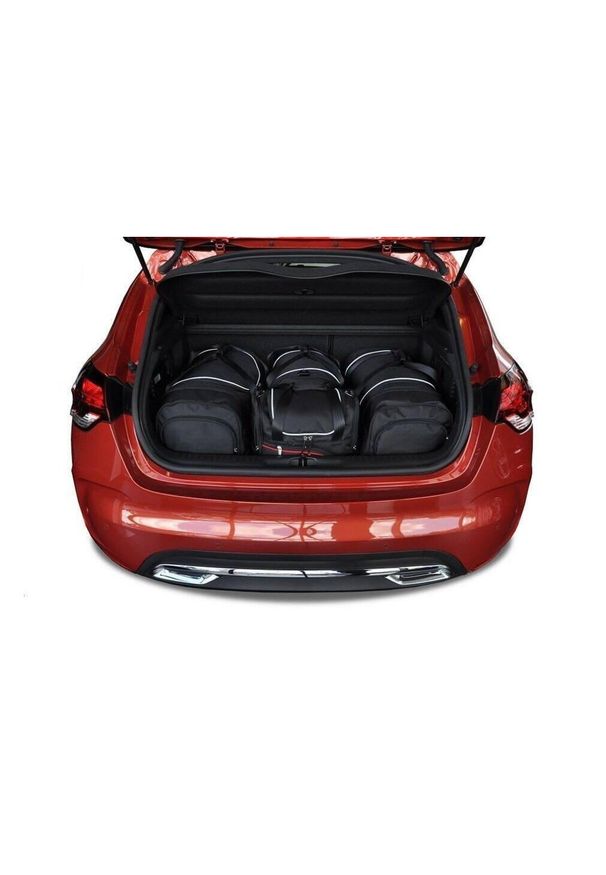 KJUST - Torby Do Bagażnika Citroen Ds4 Hatchback 2011-2015 4Szt Kjust. Kolor: czarny. Styl: sportowy