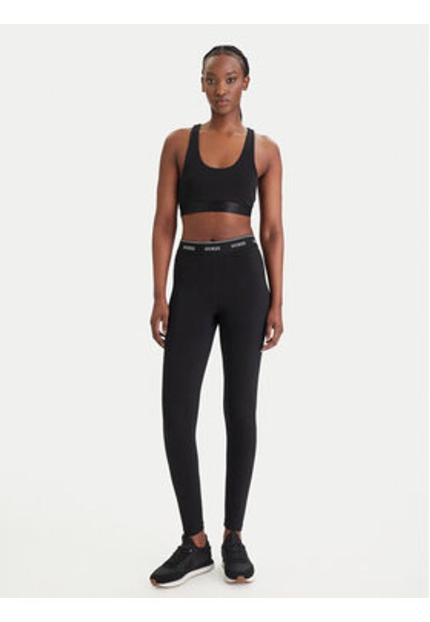 Guess Biustonosz top O6GC04 KE831 Czarny. Kolor: czarny. Materiał: bawełna