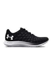 Buty treningowe męskie Under Armour Flow Velociti Wind 2. Zapięcie: sznurówki. Kolor: czarny, wielokolorowy. Materiał: syntetyk, materiał. Szerokość cholewki: normalna