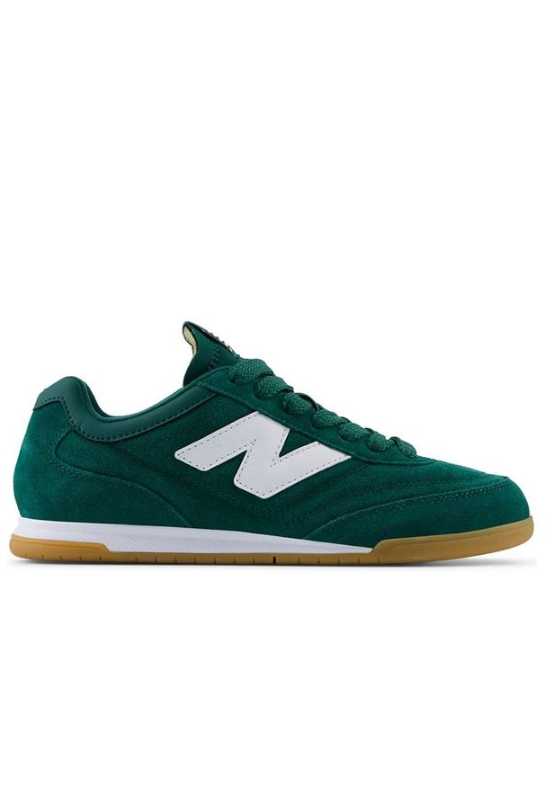Buty New Balance URC42SD - zielone. Kolor: zielony. Materiał: materiał, syntetyk, skóra, guma. Szerokość cholewki: normalna