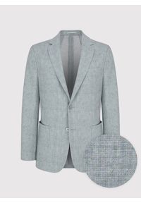 Pako Lorente - PAKO LORENTE – Casualowa marynarka męska w kolorze szarym. Okazja: na co dzień. Kolor: szary. Materiał: poliester, elastan, wiskoza. Sezon: jesień. Styl: casual #7