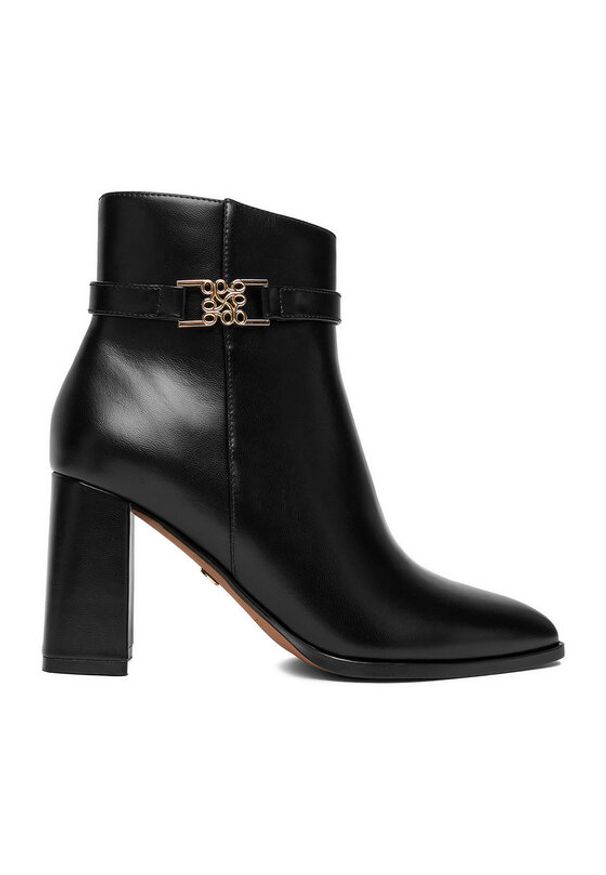 Nine West Botki CEO-NASIRA-01 Czarny. Kolor: czarny. Materiał: materiał