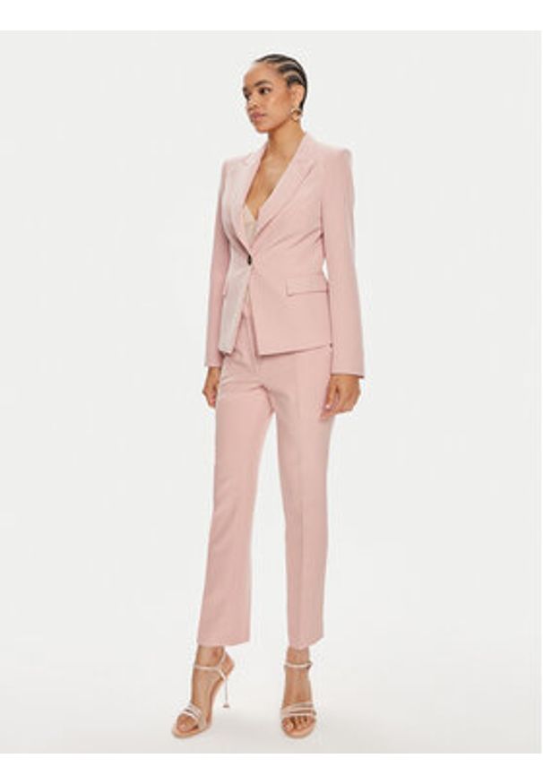 Liu Jo Marynarka CA4199 T2200 Różowy Regular Fit. Kolor: różowy. Materiał: syntetyk