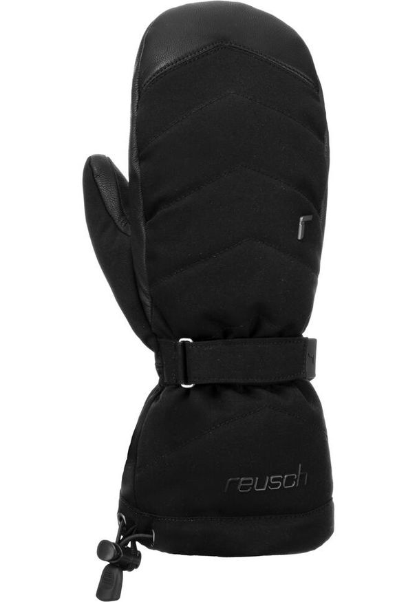 Reusch - Rękawice damskie REUSCH Nadia R-TEX® XT Mitten jednopalczaste. Kolor: czarny. Materiał: materiał, puch. Sezon: zima