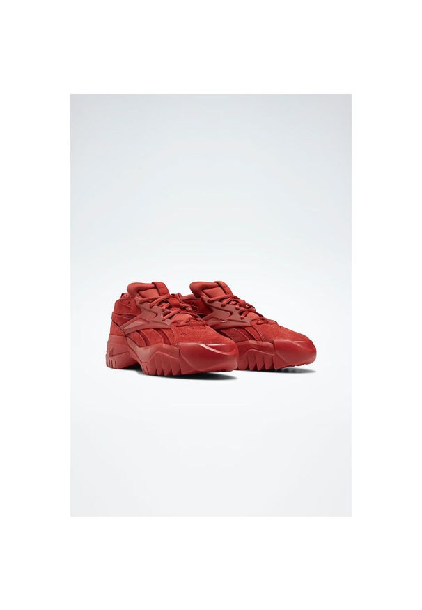 Adidasy Reebok X Cardi B Club C V2, Kobiety. Kolor: czerwony. Materiał: materiał, skóra. Model: Reebok Club