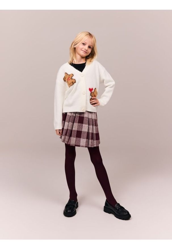 Reserved - Szorty imitujące spódnicę - wielobarwny. Materiał: bawełna, dzianina