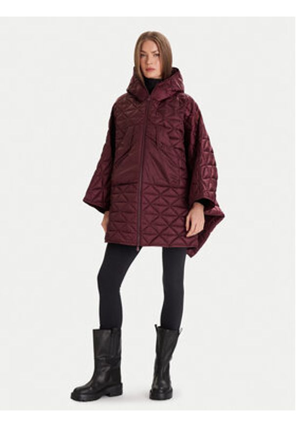 Save The Duck Kurtka przejściowa D42465W JADE21 Bordowy Relaxed Fit. Kolor: czerwony. Materiał: syntetyk