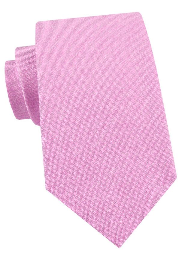 Męski Krawat Alties - Jasny Róż, Delikatny Melanż. Kolor: różowy. Materiał: tkanina. Wzór: melanż. Styl: wizytowy, elegancki
