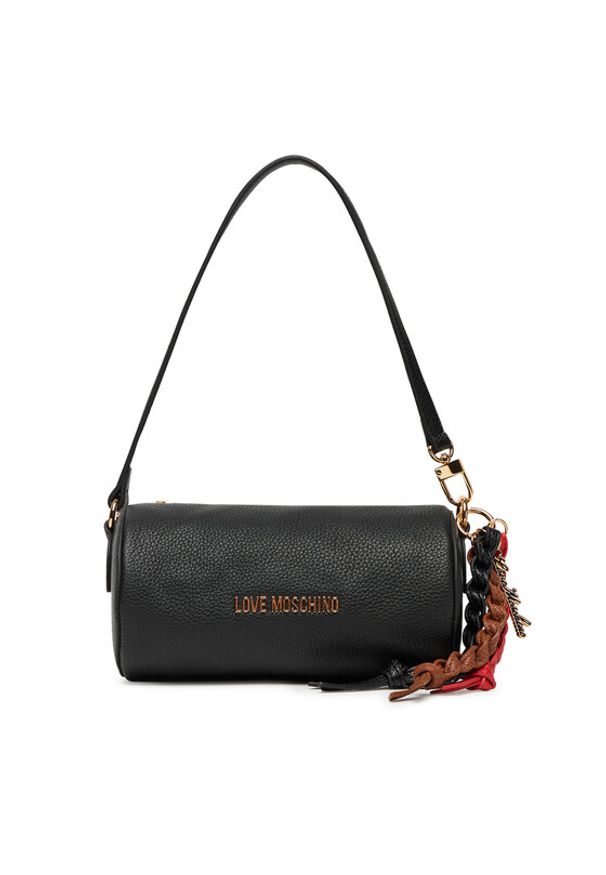 Love Moschino - LOVE MOSCHINO Torebka JC4309PP0MK1100A Czarny. Kolor: czarny. Materiał: skórzane