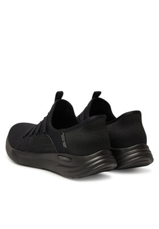 skechers - Skechers Sneakersy 150353/BBK Czarny. Kolor: czarny. Materiał: materiał