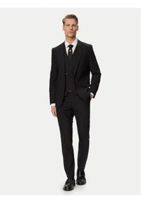 Hugo - HUGO Garnitur Arti/Hesten242V1X 50547341 Czarny Extra Slim Fit. Kolor: czarny. Materiał: syntetyk #1