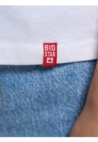 Big-Star - Koszulka damska biała Dorizi 101. Kolor: biały. Materiał: materiał, skóra, bawełna. Długość rękawa: krótki rękaw. Długość: krótkie. Wzór: gładki #3