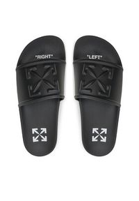 OFF-WHITE - Off-White Klapki OWIC006S22MAT0011000 Czarny. Kolor: czarny #3