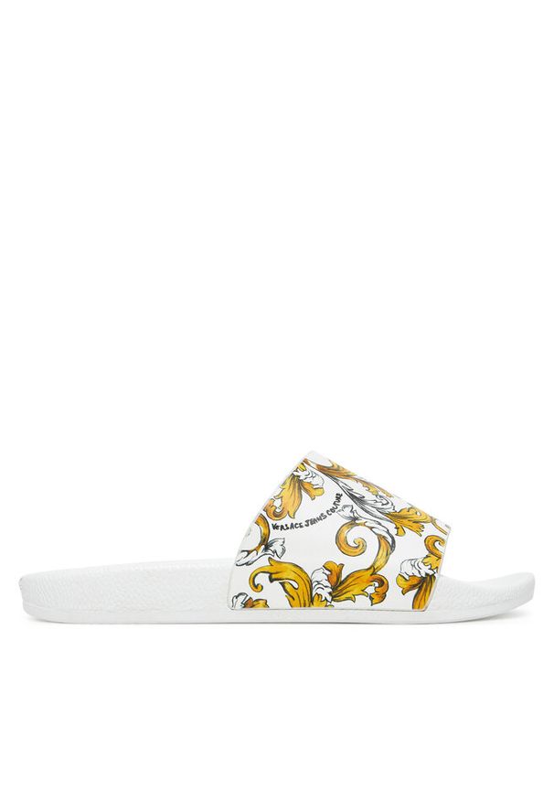 Klapki Versace Jeans Couture. Kolor: biały