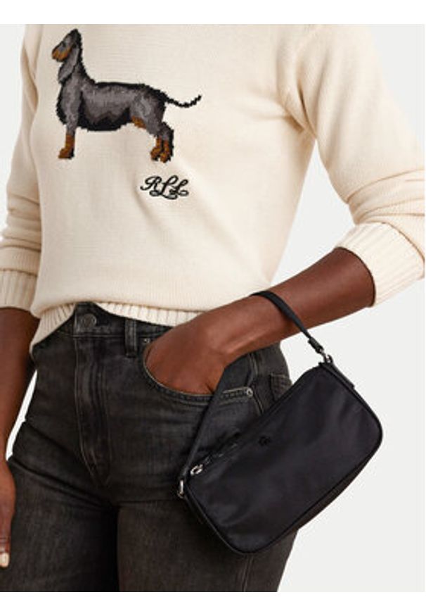 Lauren Ralph Lauren - LAUREN RALPH LAUREN Torebka Nyln Mini Bg 432951690004 Czarny. Kolor: czarny