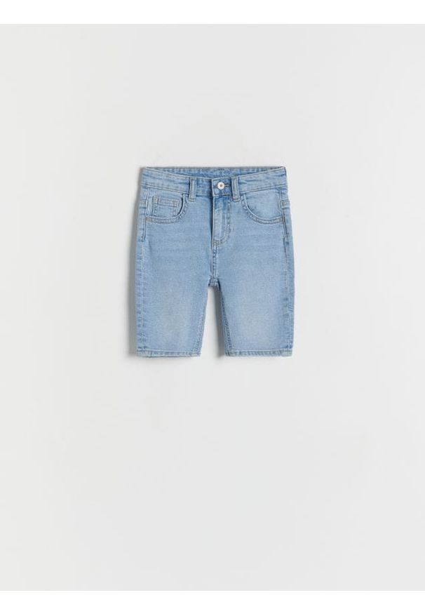 Reserved - Jeansowe szorty - niebieski. Kolor: niebieski. Materiał: jeans