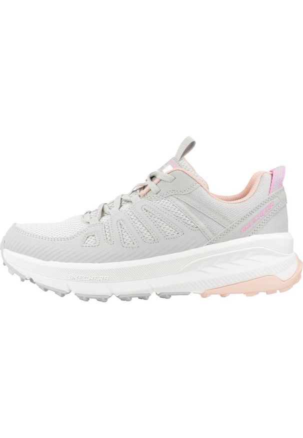 skechers - Kapcie SKECHERS SWITCH BACK Szary. Okazja: na co dzień. Kolor: szary. Materiał: syntetyk, tkanina
