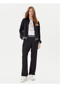 Liu Jo Sport Bluza TF5191 T004A Czarny Regular Fit. Kolor: czarny. Materiał: syntetyk. Styl: sportowy #4