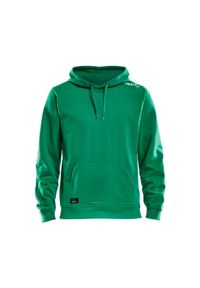 Bluza Craft community. Typ kołnierza: kaptur. Kolor: zielony. Sport: fitness #1