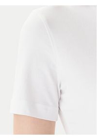 Versace Jeans Couture T-Shirt 79HAHT01 CJ03T Biały Regular Fit. Kolor: biały. Materiał: bawełna