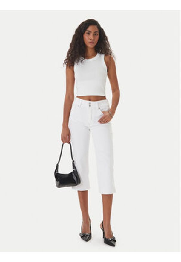 Guess Jeans Jeansy W6GA2G D0131 Biały Regular Fit. Kolor: biały