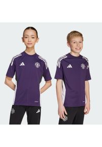 Adidas - Koszulka Manchester United Tiro 25 Competition Training Kids. Kolor: czarny, fioletowy, biały, wielokolorowy