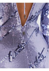 ROTATE Sukienka koktajlowa Sequin Mini 1114502846 Fioletowy Fitted Fit. Kolor: fioletowy. Materiał: syntetyk. Styl: wizytowy. Długość: mini #4