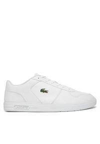 Lacoste Sneakersy T-BASE 48SMA0114-21G Biały. Kolor: biały. Materiał: skóra #1