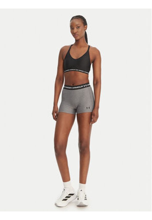 Under Armour Szorty sportowe HeatGear® 6010725 Szary Slim Fit. Kolor: szary. Materiał: syntetyk
