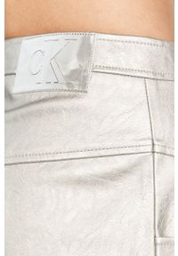 Calvin Klein Jeans - Spódnica. Stan: podwyższony. Kolor: szary #3