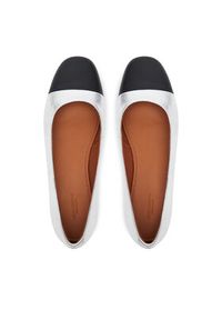 Vagabond Shoemakers Baleriny Jolin 5508-619-72 Srebrny. Kolor: srebrny. Materiał: skóra