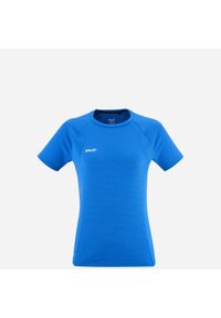 Koszulka damska z krótkim rękawem Millet Fusion active fit Polartec Power Dry. Kolor: niebieski. Długość rękawa: krótki rękaw. Długość: krótkie
