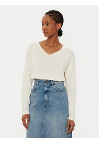 Weekend Max Mara Sweter Rania 2515361051 Écru Regular Fit. Materiał: bawełna #1