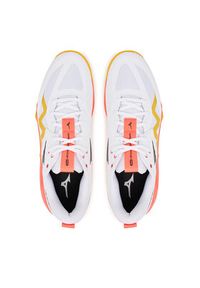 Mizuno Buty halowe Wave Momentum Pro V1GA2540 Pomarańczowy. Kolor: pomarańczowy. Materiał: skóra. Model: Mizuno Wave