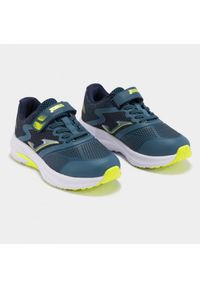 Buty do biegania dziecięce Joma Speed. Zapięcie: rzepy. Kolor: wielokolorowy, niebieski, turkusowy. Materiał: materiał, tkanina, syntetyk. Szerokość cholewki: normalna