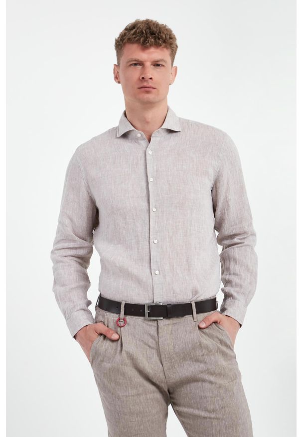 Koszula męska lniana Pai-W JOOP!. Materiał: len